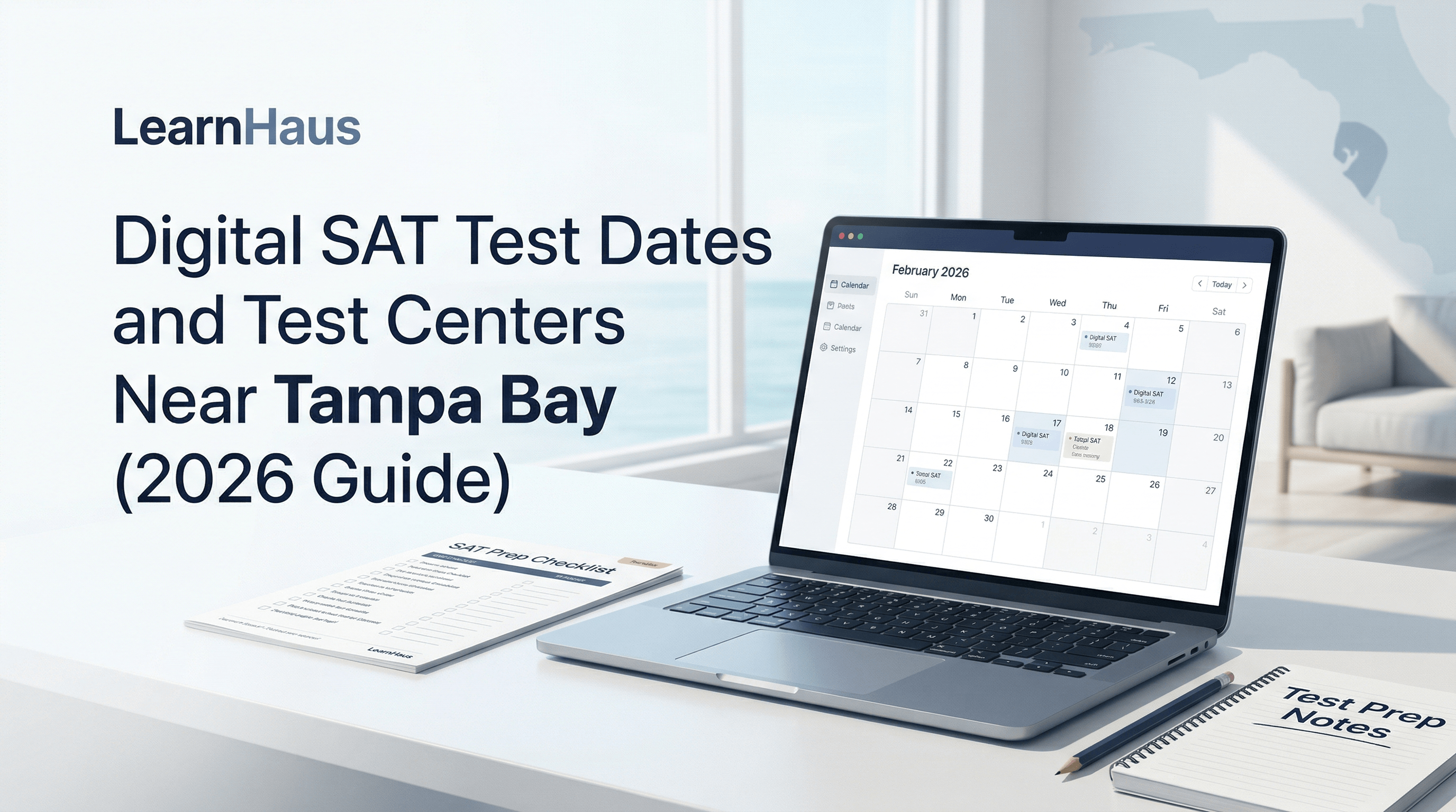 Digital SAT Test Dates Tampa Bay: 2026 Parent Guide cover image
