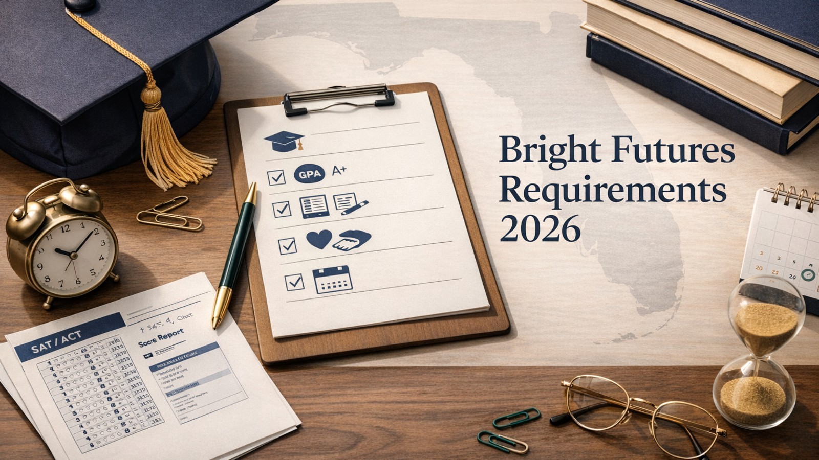 Bright Futures Requirements 2026: GPA, SAT/ACT/CLT Scores, Hours, and Deadline cover image